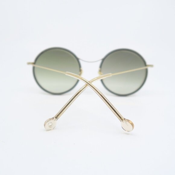 Nathalie Blanc SUZANNE Beige/ Gold/Grey Gradient Lenses, New Women\'s Sunglasses.